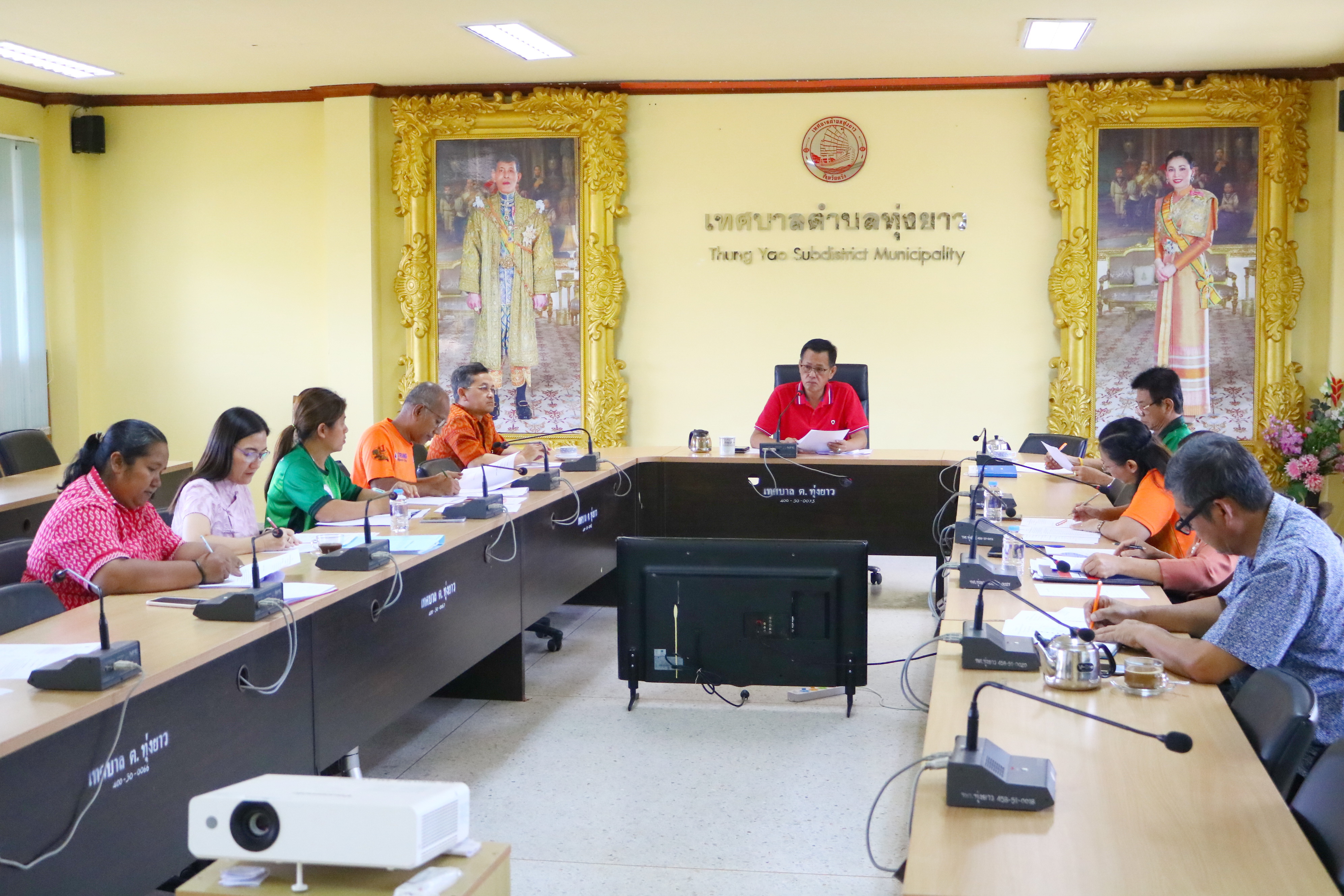 ประชุมเตรียมจัดงานโครงการประเพณีรดน้ำดำหัวผู้สูงอายุ และโครงการแข่งขันกีฬาต้านภัยยาเสพติด ประจำปีงบประมาณ พ.ศ. 2567