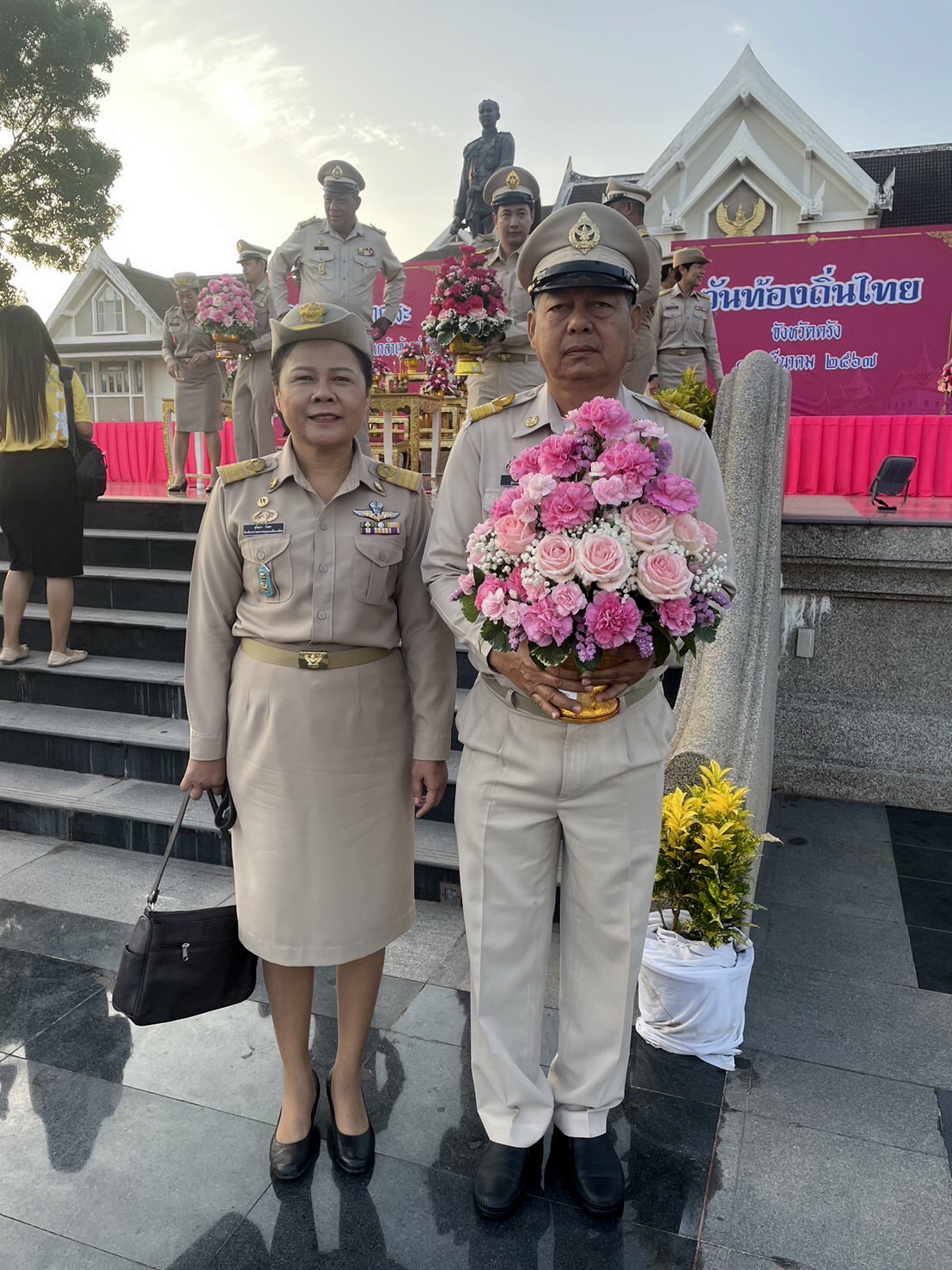 ร่วมพิธีถวายราชสักการะ และกล่าวถวายราชสดุดีพระบาทสมเด็จพระจุลจอมเกล้าเจ้าอยู่หัว รัชกาลที่ 5 เนื่องในโอกาส"วันท้องถิ่นไทย ประจำปี 2567 "