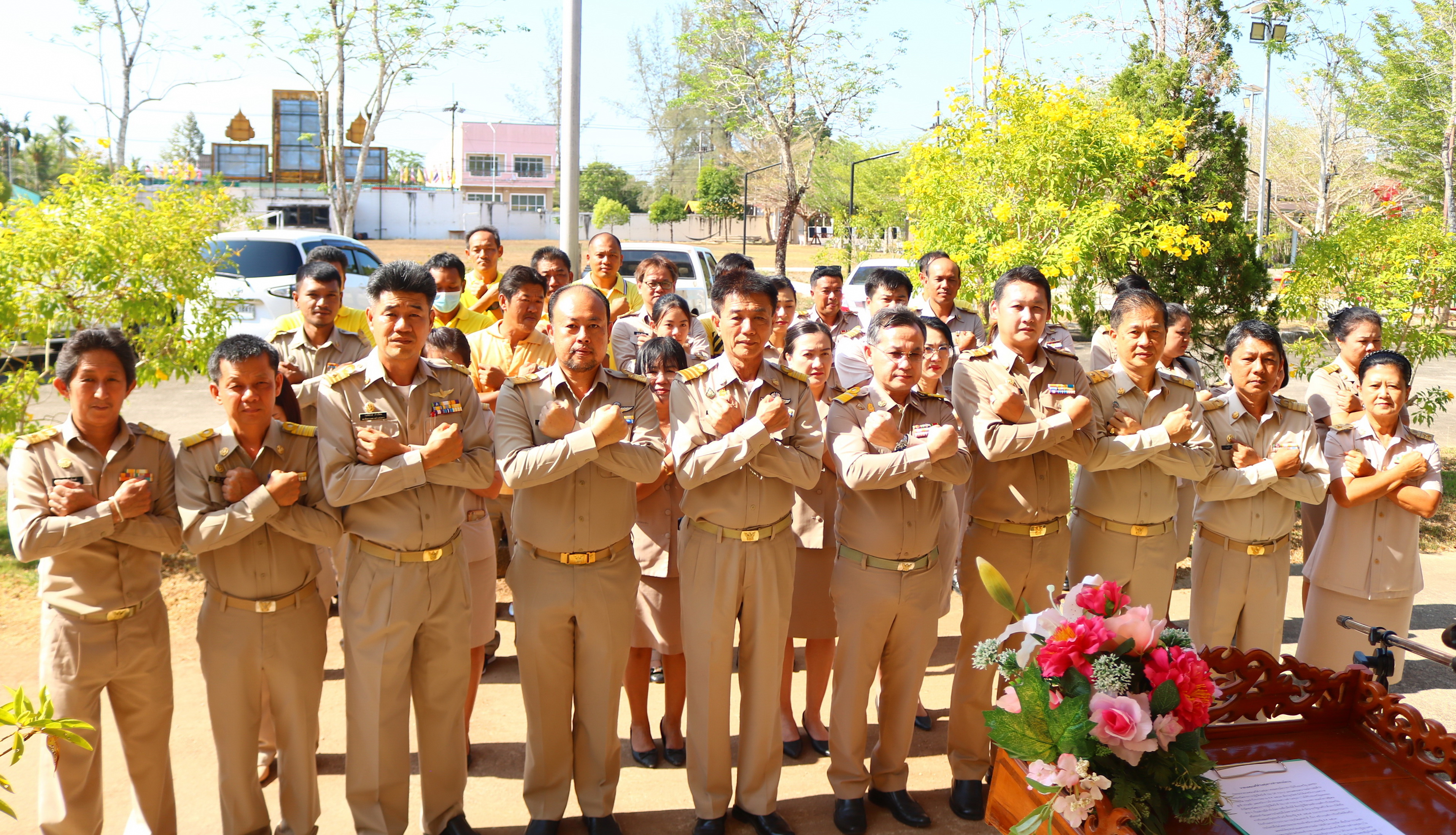 เทศมนตรีตำบลทุ่งยาว สร้างเสริมวัฒนธรรม No Gift Policy